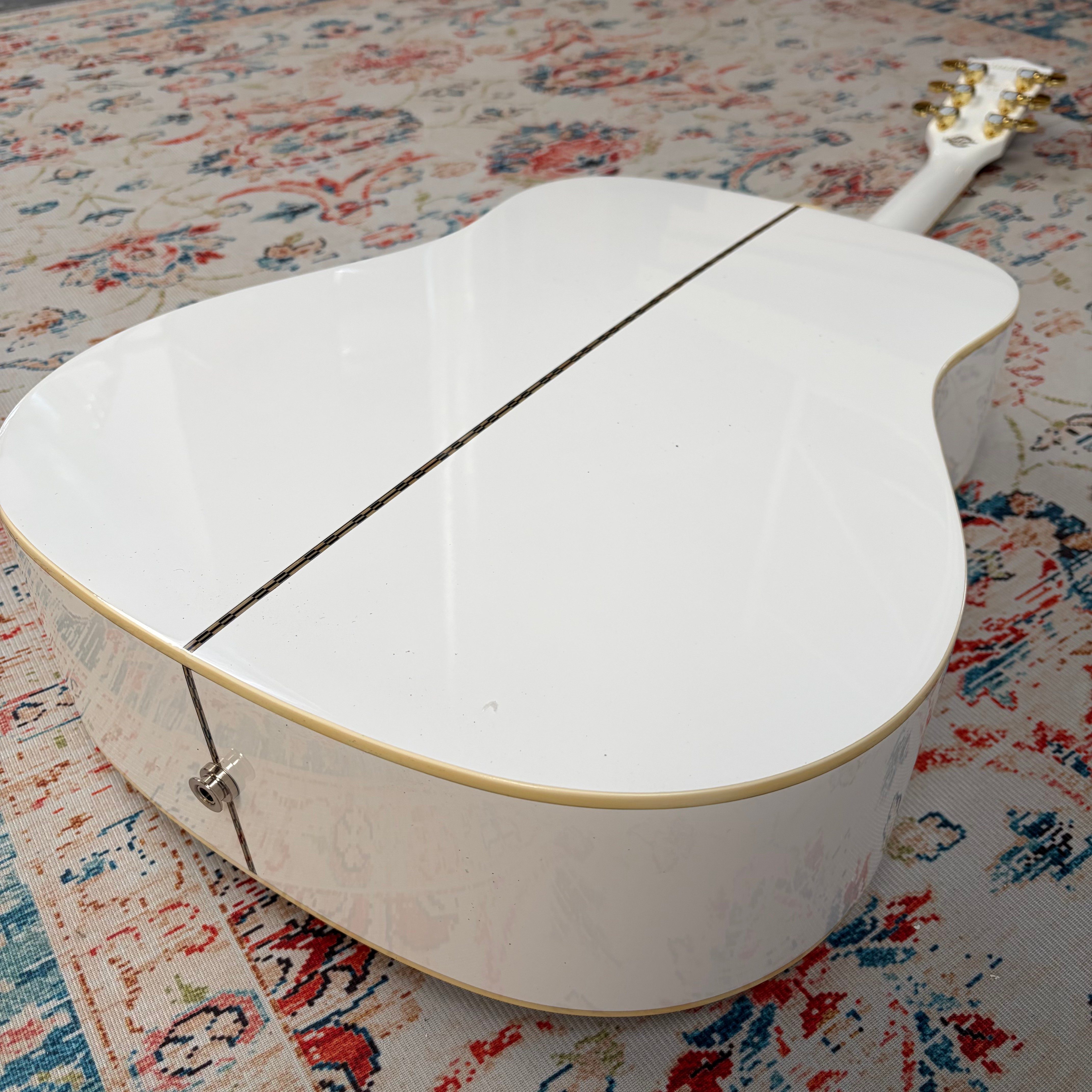 Premium Full size Acoustic Electric Guitar with Mahogany Neck,41 Inches, white, hot selling - view 8