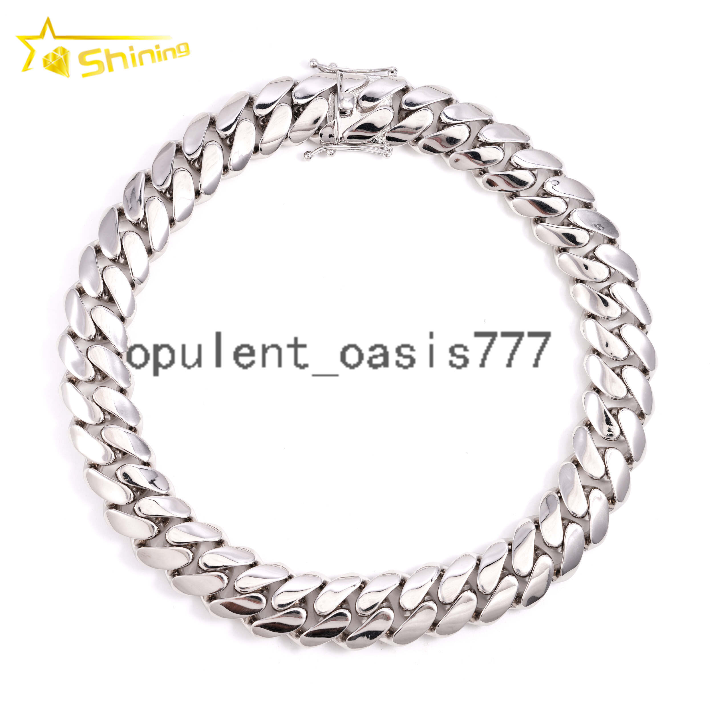 Hip Hop Jewelry Big Size 16MM 18MM Brass Miami Cuban Link Chain Men Fashion Cuban Chain Necklace