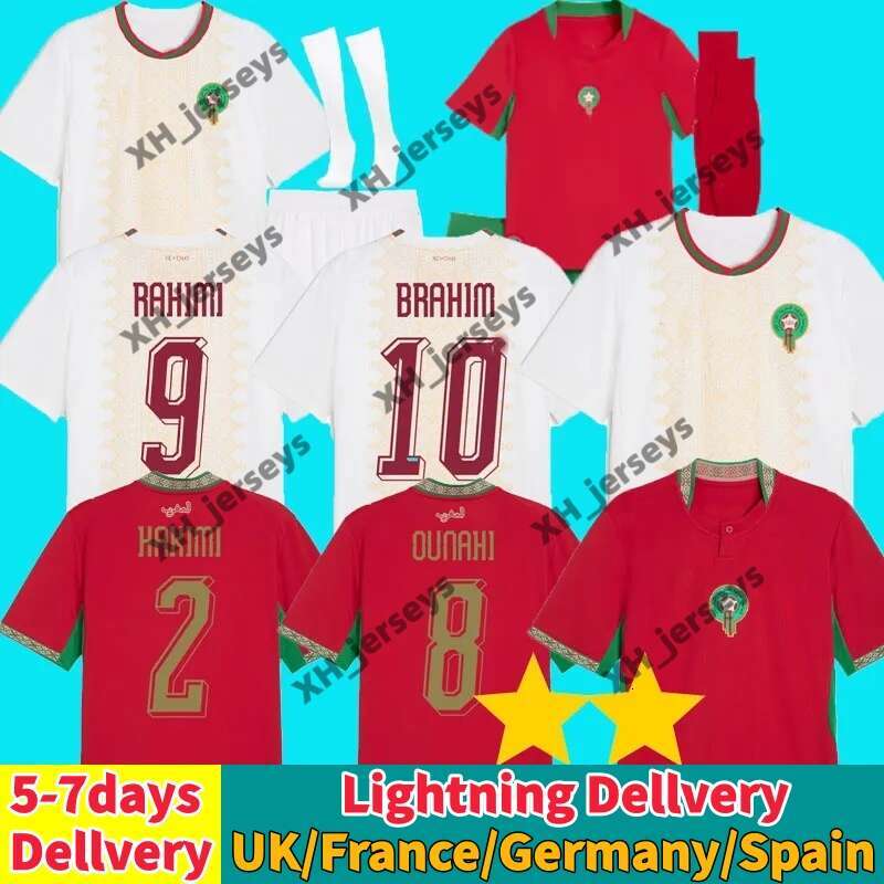 2026 2027 Morocco 2 stars soccer jerseys 26 27 World Cup HAKIMI Maillot marocain EN-NESYRI Camiseta de BOUSSOUFA EL AHMADI Moroccan national football shirt men