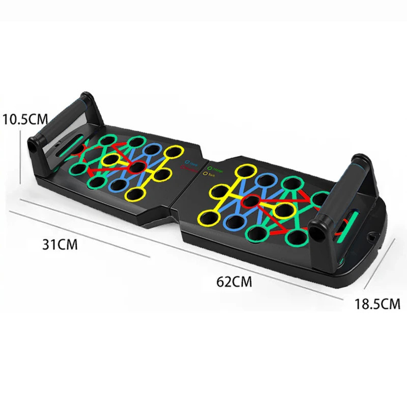 Portable Multifunctional Pushup Board Set With Handles Foldable Fitness Equipment For Chest Abdomen Arms And Back Training 260327