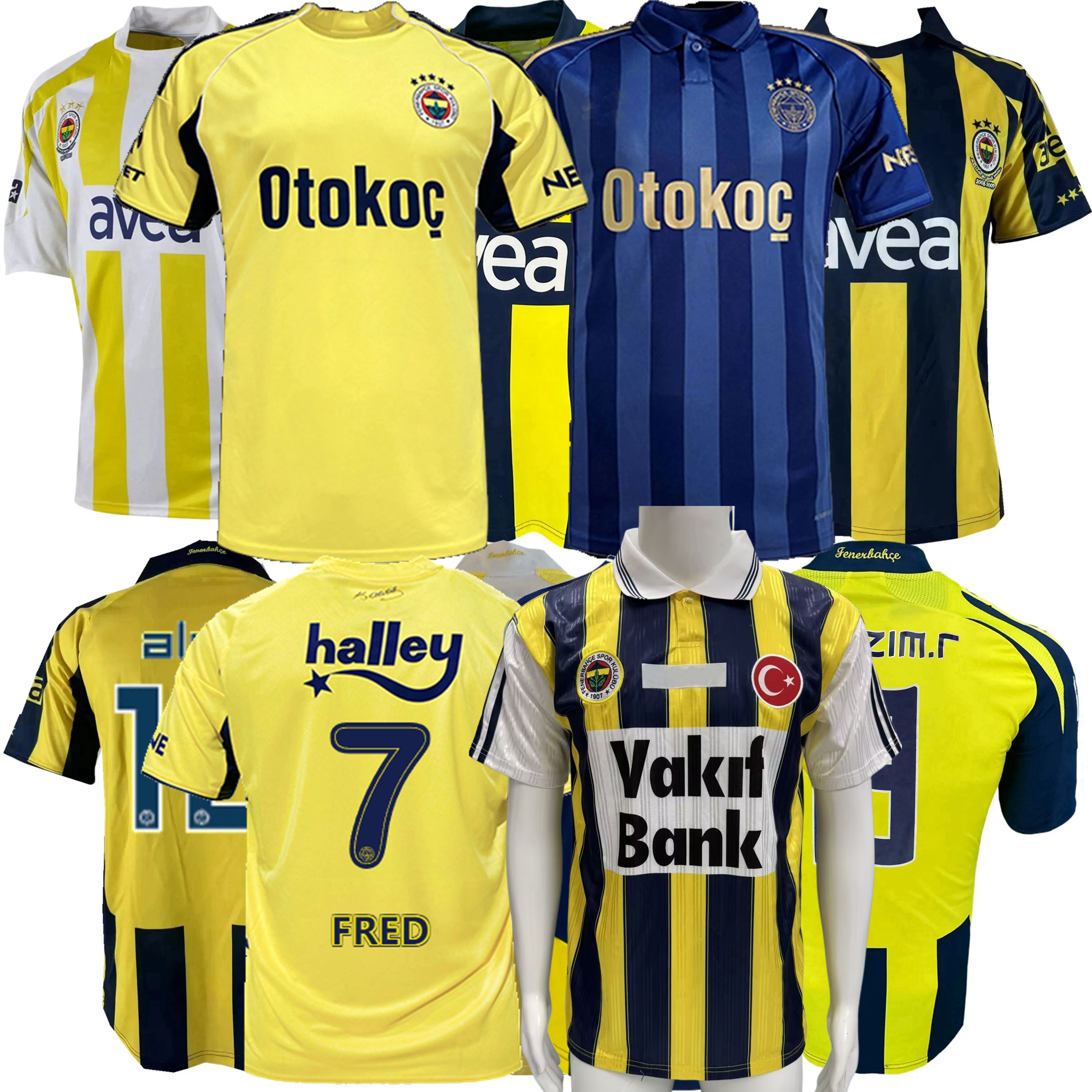 Retro 1996 97 2005 06 07 08 09 2025 2026 Fenerbahce KANTE Soccer Jerseys GUENDOUZI AKTURKOGLU M.ASENSIO SKRINIAR Fred TALISCA r.carlos kezman c.kazim.r Football shirts