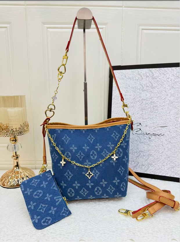 2025 denim Luxury demin purse jean shoulder designers woman crossbody bag blue purses vintage handbags designer for women tote bags A1863