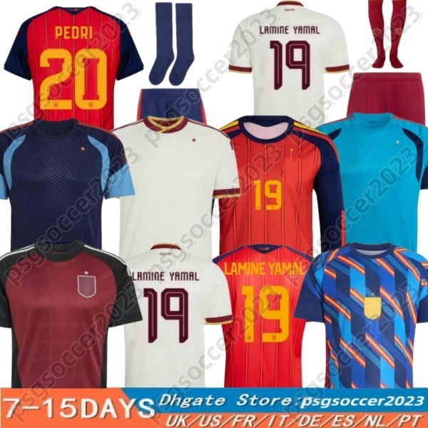 SpAiNs 2026 2027 Soccer Jersey MORATA FERRAN CARVAJAL 26 27 National Team Football Shirt Men Kids Kit LAMINE YAMAL Camisetas Espana RODRI OYARZABAL FINAL 16-4XL