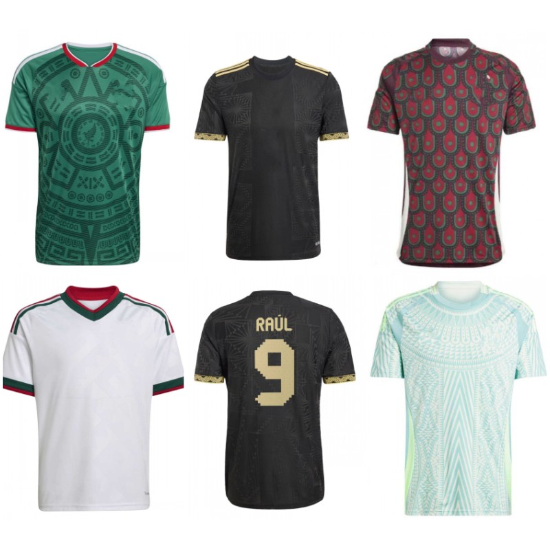 2026 MEXICO de Oro Soccer Jerseys Mens CHICHARITO O.PINEDA C. VELA RAUL Football Shirts 2024 Youth H. HERRERA A. GUARDADO H. LOZANO E. ALVAREZ RAUL National Team Kids kit