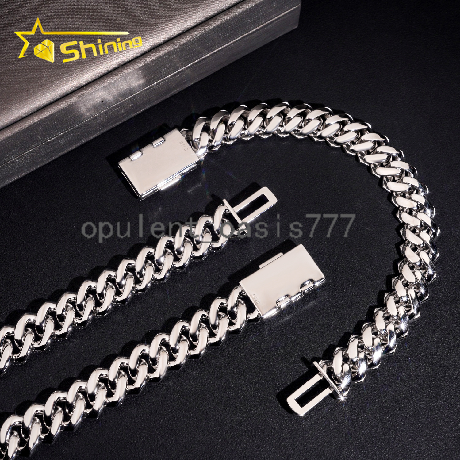 Hip Hop Mens Bracelet Fine Jewelry 925 Sterling Silver 15mm 3rows 4rows Moissanite Cuban Bracelet GRA Certificated