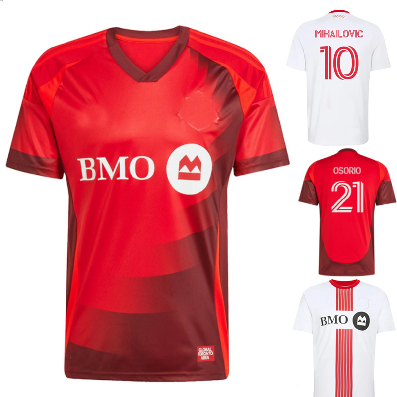 26 27 Torontos FC soccer Jerseys CORBEANU ZIMMERMAN 2026 2027 home MIHAILOVIC camiseta J. CIFUENTES EMILIO SARGENT OSORIO football shirt men kids uniforms