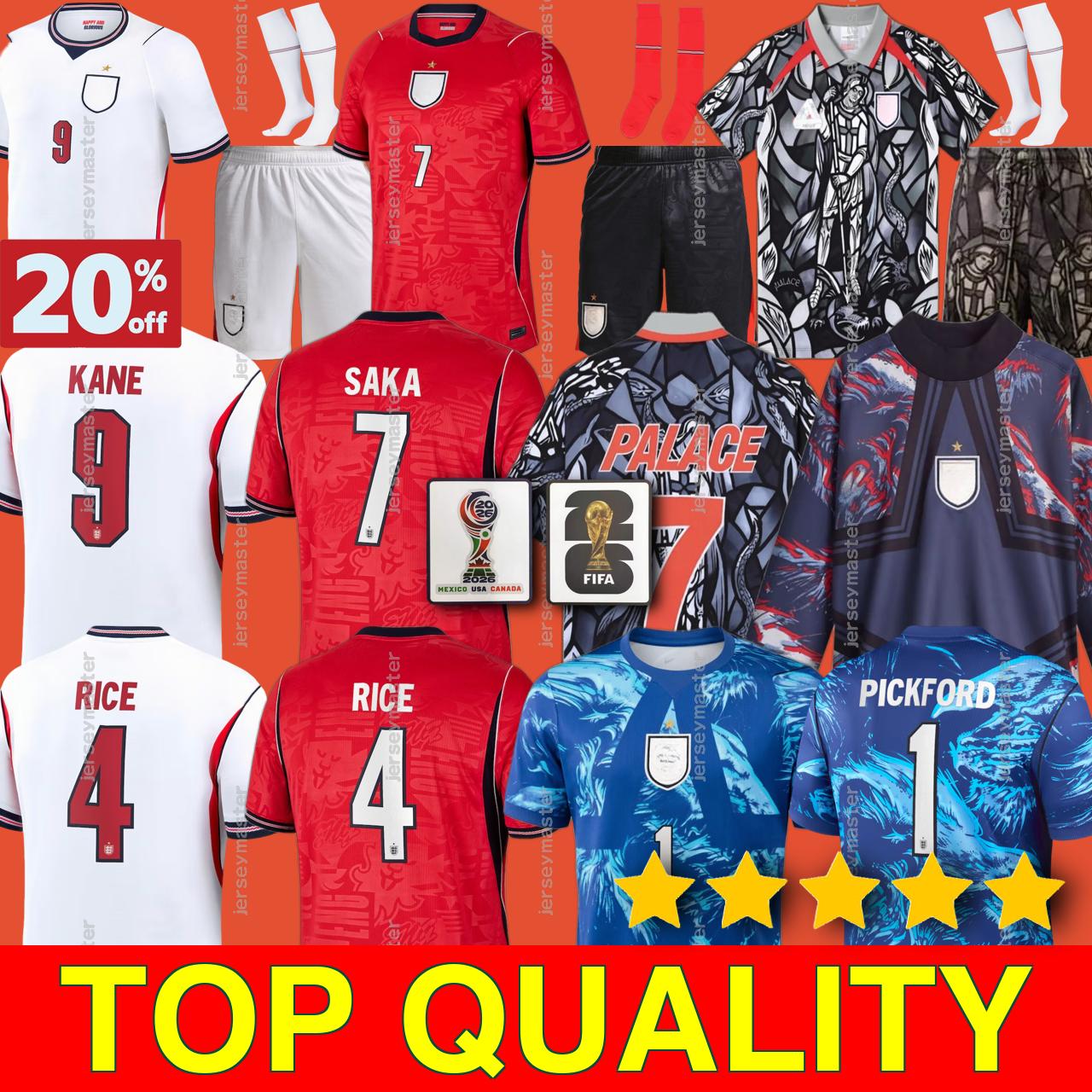England Kit 26 27 England World Cup 2026 England Football Shirt Kids Retro England Jersey Shirts Palace England Top New Shirt2026 Mens Baby Kits SAKA KANE RICE