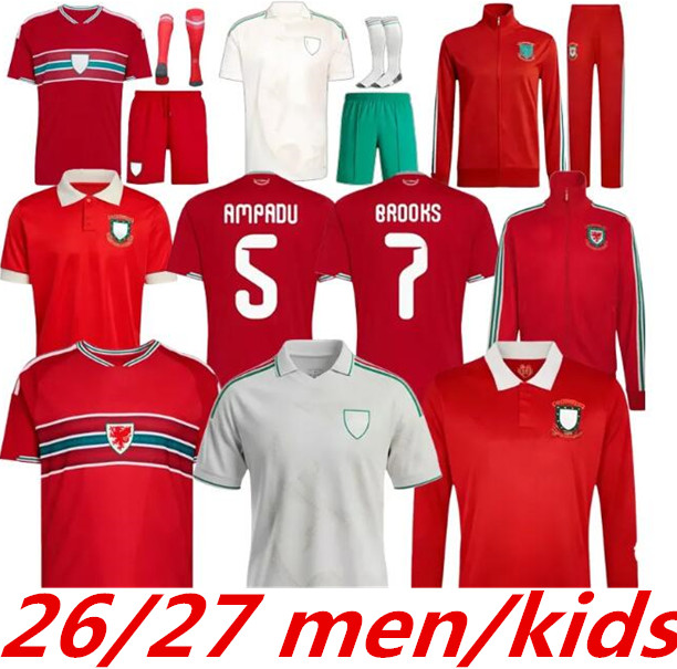 16-4XL 2026 2027 World Cup Wales soccer jerseys JAMES BALE 26 27 Men kids kit Home fans player Welsh football shirts JOHNSON N.WILLIAMS RODON T.ROBERTS CABANGO LEVITT 999