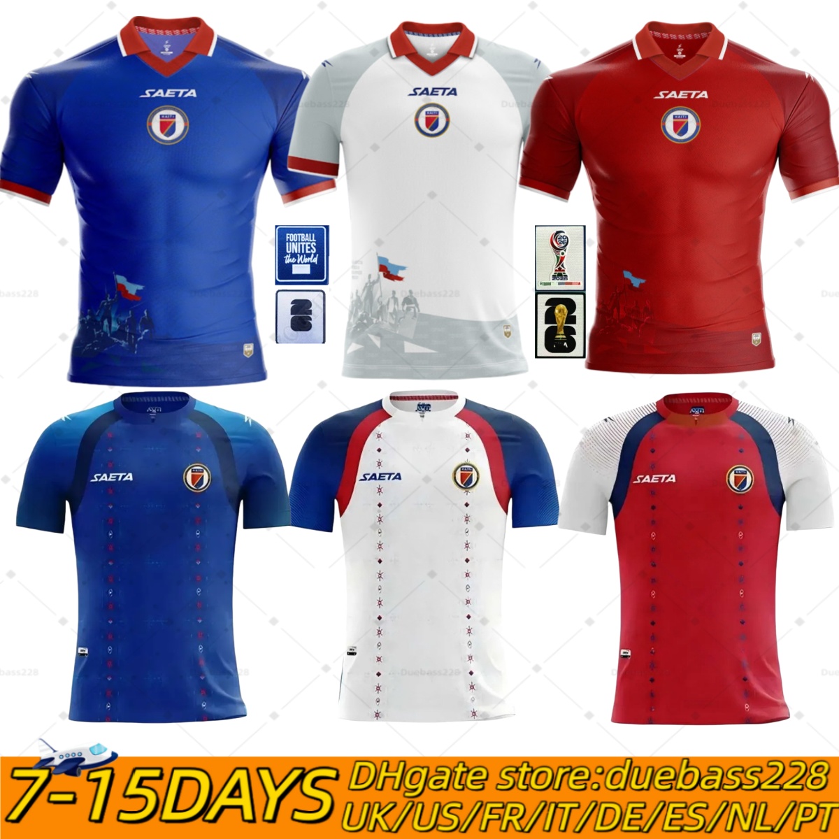 25 26 HAITI Soccer Jerseys world cup 2025 2026 Home Away Third Men Kids Football Jersey Shirt S-4XL