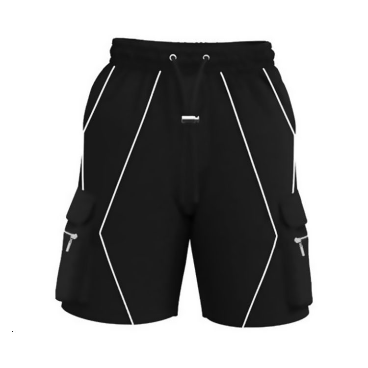 Casual Athletic Short Trousers for Males: Spacious Zippered Side Pocketed Shorts