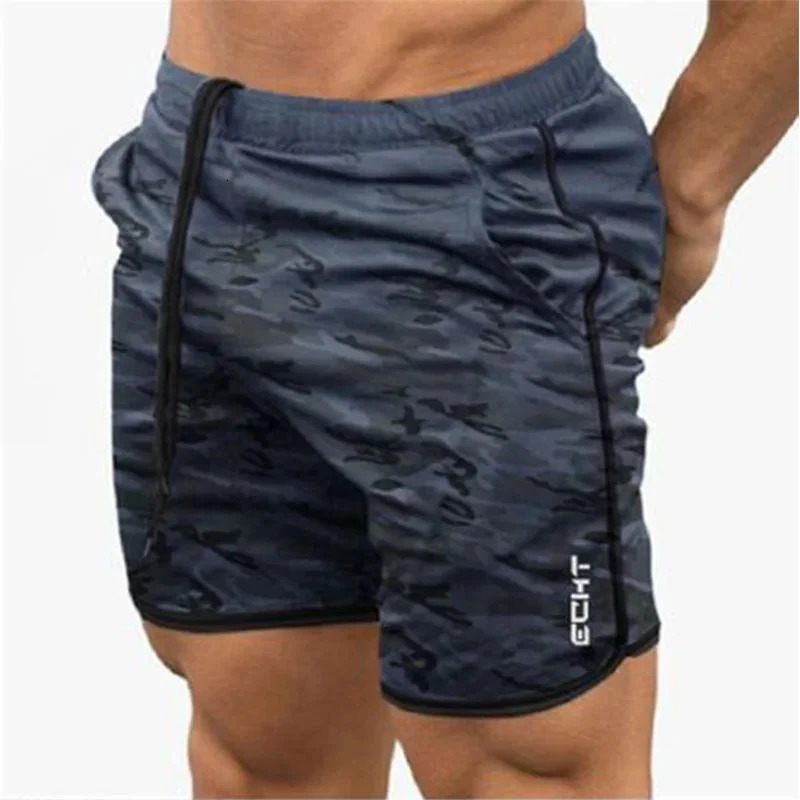 ECHT Summer Running Shorts Men Sports Jogging Fitness Shorts Quick Dry Mens Gym Men Shorts Sport gyms Short Pants men 260330