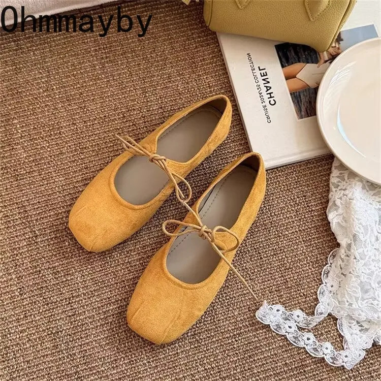 Design Women Mary Jane Shoes Fashion Shallow Slip On Shoes 2026 Spring Autumn Ladies Outdoor Party Dress Ballet Flats Shoes 260323