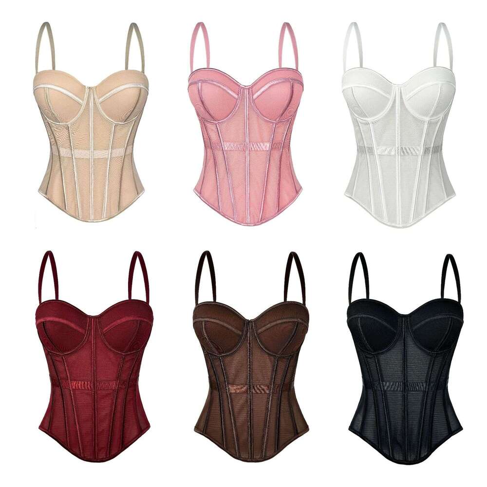 Women's Solid Corset Waist Shaping Body Shaping Underwear Women's Outerwear Fishbone Shaping Garment