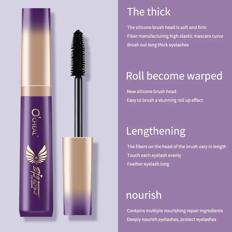 Eyelashes Lengthening Mascara Waterproof Long Lasting Silky Lash Black Make Up Beauty Eye Korean Cosmetic 260316