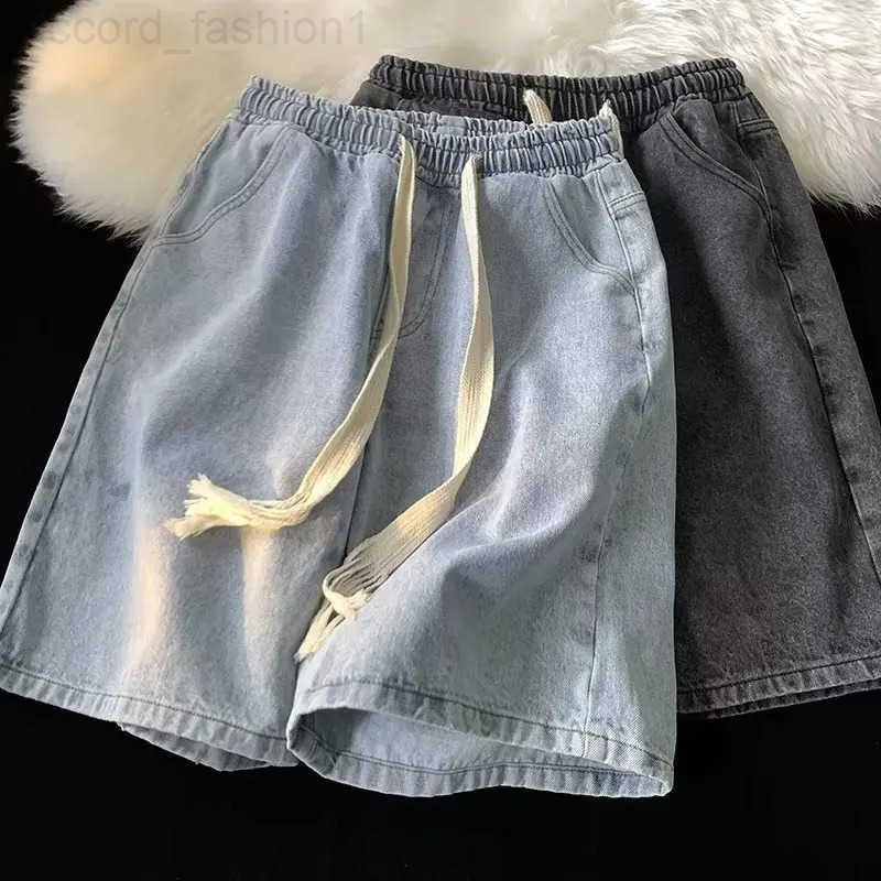 Mens Summer Thin Shorts2025New Straight Loose Five-Point Mid-Length Pants Cool Feel H260330