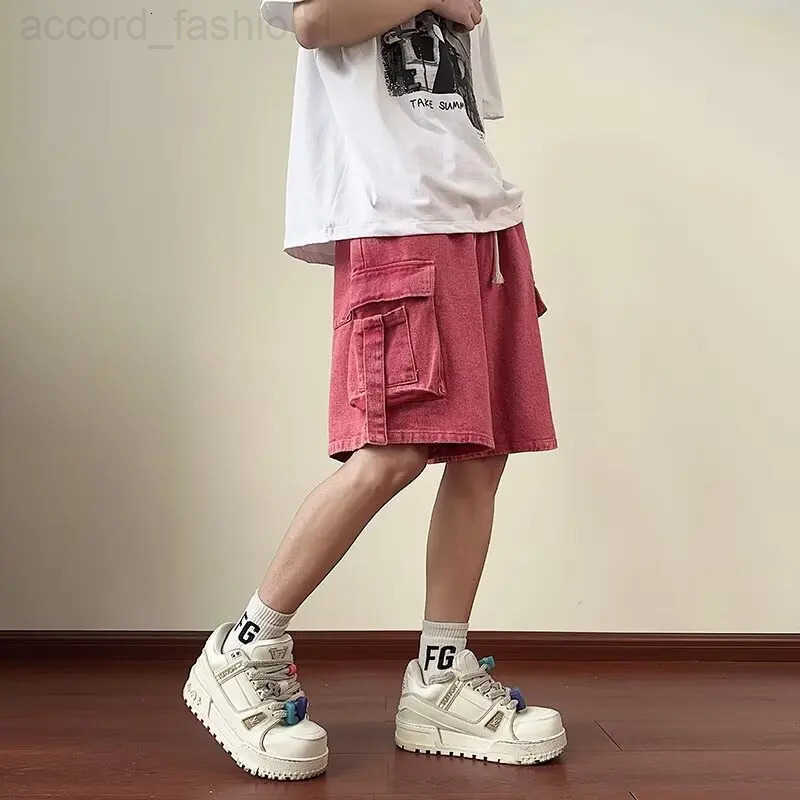 2026 Y2K Oversized Short Hip Hop Harajuku Streetwear Korean Style Shorts Baggy Wide Leg Short Pants New Male Brand Clothes H260330
