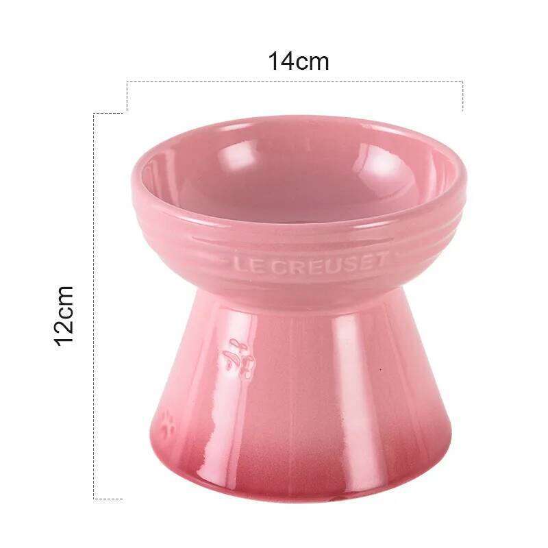 Le Creuset Pet Elevated for Cervical Spine Protection, and Water Bowl, Cat Supplies, Dog Food Bowl 26W0330