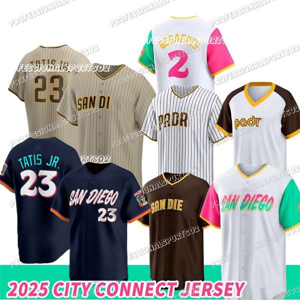 San Diegos city Padres Jersey 23 Fernando Tatis Jr. 13 Manny Machado Yu Darvish Xander Bogaerts Dylan Cease Robert Suarez Jackson Merrill Baseball Jerseys