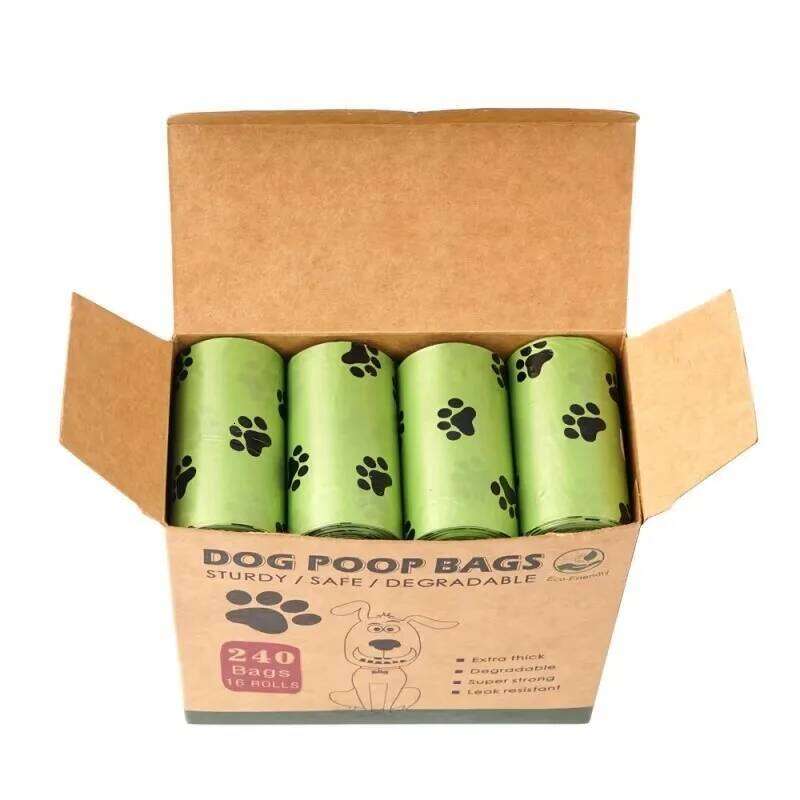 Biodegradable Thick Leak Proof Pet Waste Bag For Outdoor Walking Dog Poop Bags With Dispenser
