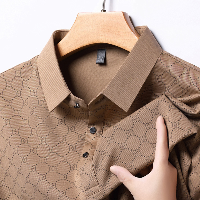 Luxury Brand Designer Clothes Trendy Men's Collared Shirt, Casual Fashion T-Shirt, New Summer Thin T-Shirt, Versatile Popular POLO Shirt, Short-S