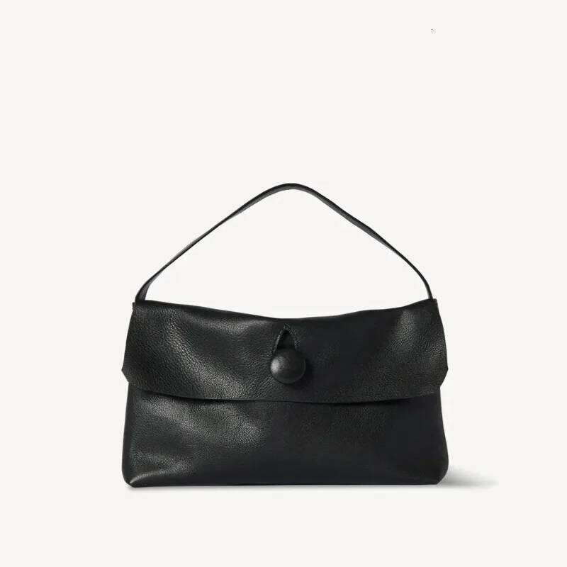 Sally Bags For Women New Flap Closure Secured By A Leather Covered Button With Single Flat Handle Supple Texture Refined Finish TIANOUDAISHU