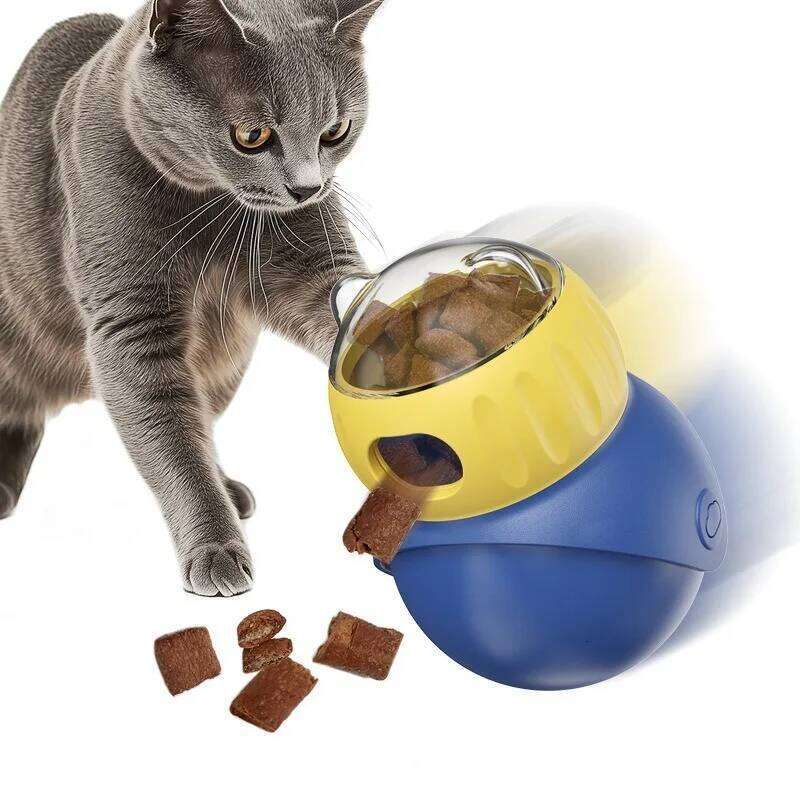 Cat Interactive Leaky Food Owl Tumbler Rolling Ball Toy Slowly Feeding Protects Stomach Pet Training Supplies