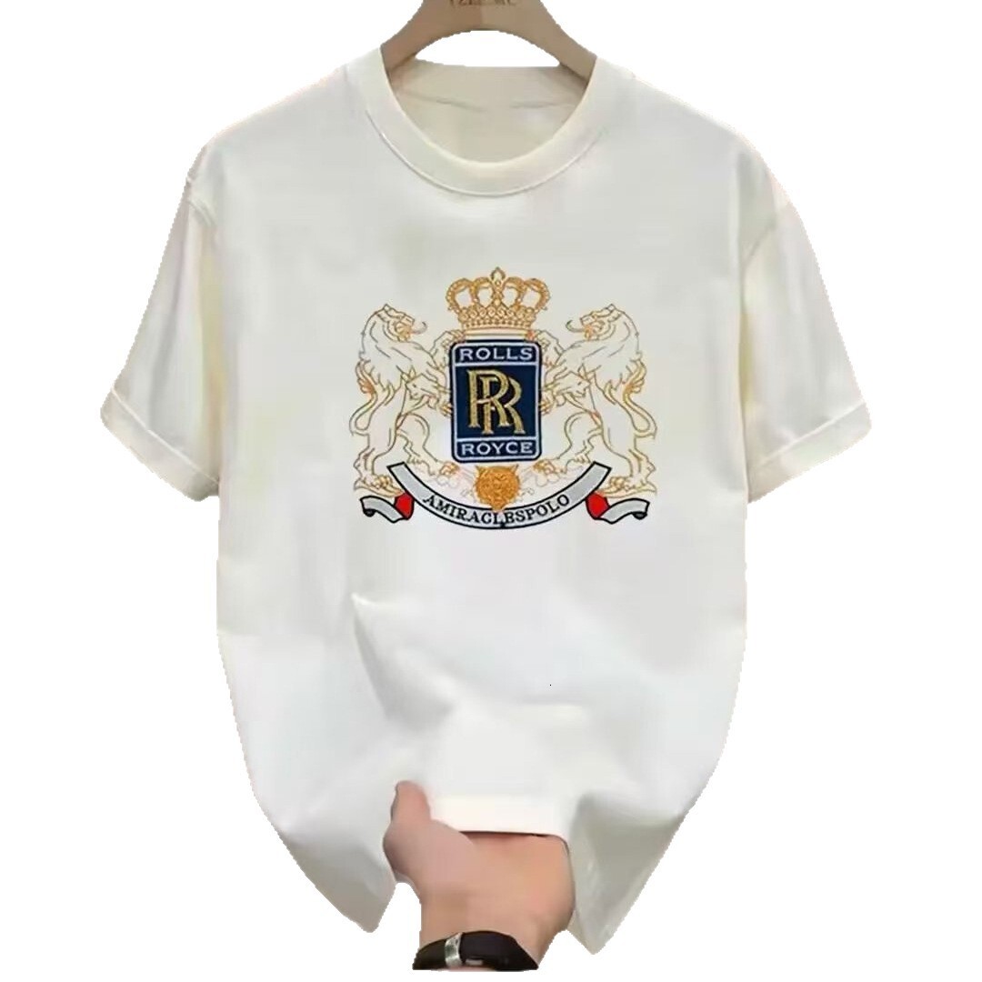 Men's New Short-sleeved T-shirt Designer Short-sleeved Shirt Fashion And Simple Half-sleeve Top Loose And Casual Fashionable Brand T-shirt