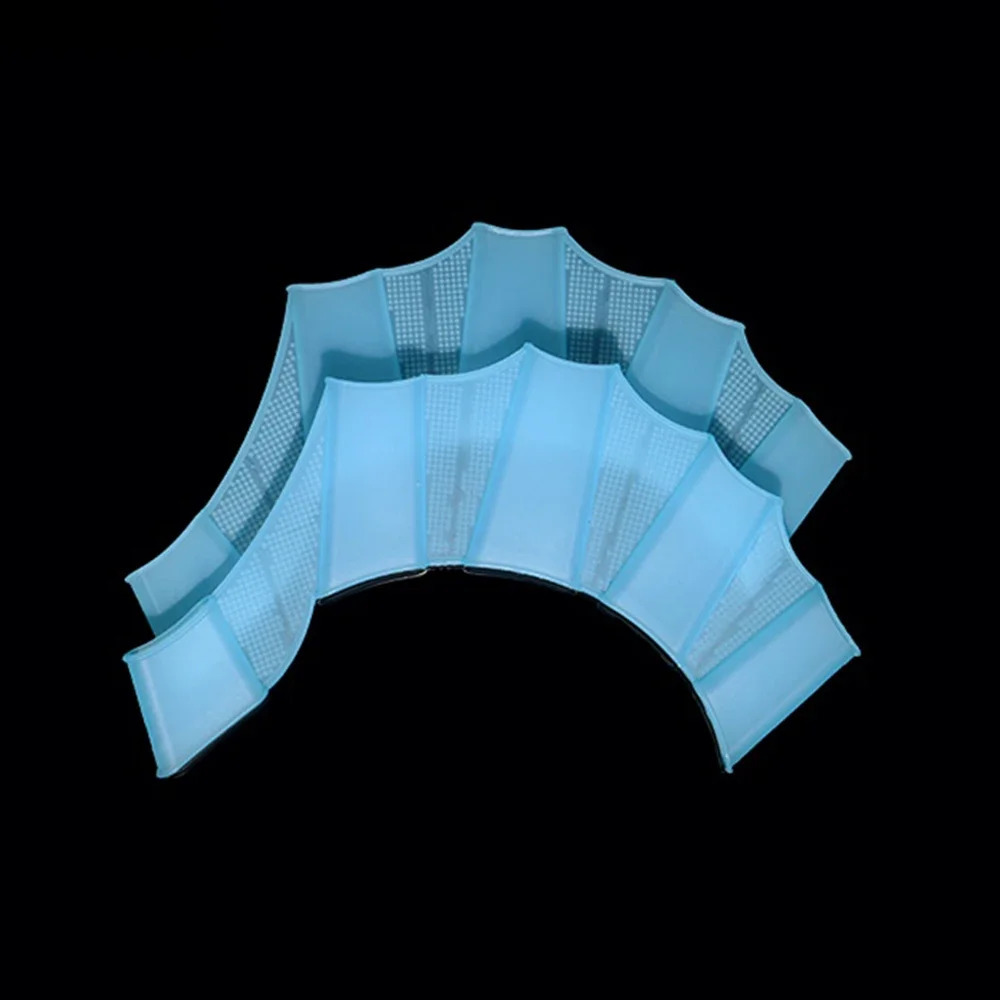 Silicone Swimming Fins Flipper Men Women Child Swim Pool Sport Professional Training Finger Hand Webbed Gloves Paddles Equipment 260312