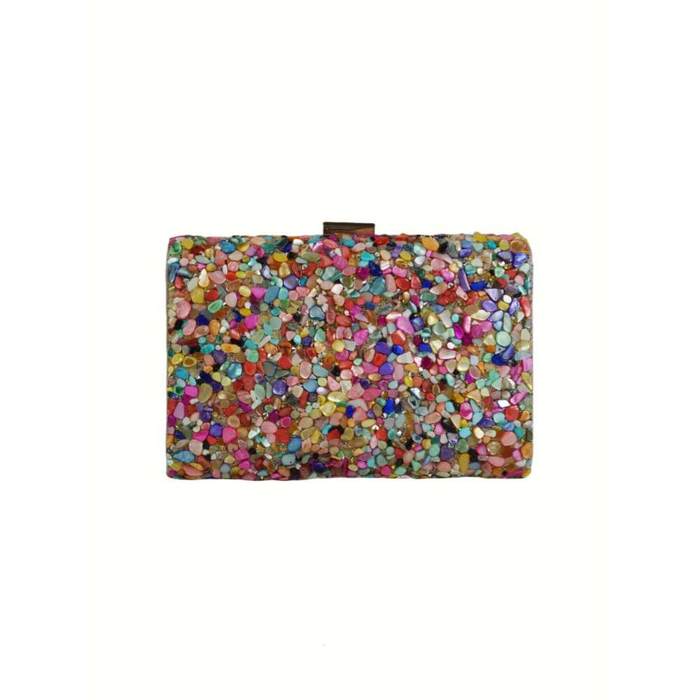 Chinese Embroidery A Beautiful Noble Banquet Bag With Colorful Stones Suitable For Ladies Parties Gatherings And Weddings Clutch Bags