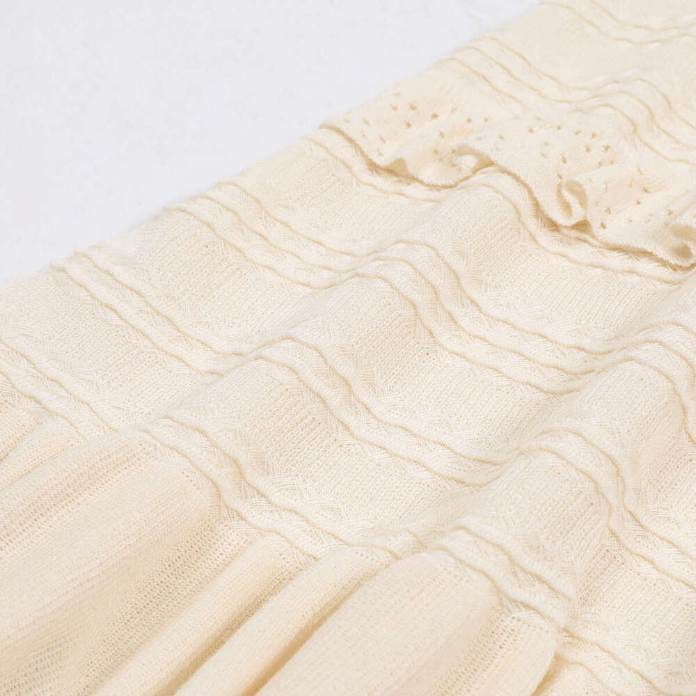 Summer new designer X21 high-end quality pleated lace elegant slim fit sleeveless long skirt 2026