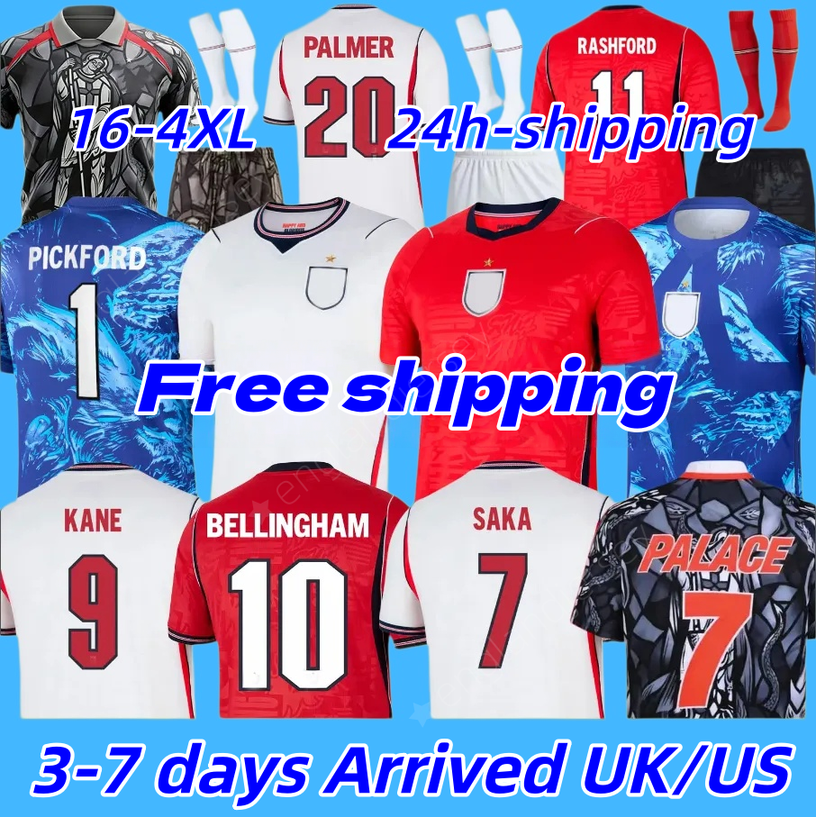 3XL 4XL eNglAnD kit 26 27 World Cup 2026 football shirt 2026 training kit kids england away 26 27 tracksuit palace retro Bellingham kane rice saka Soccer Jersey Kids kit