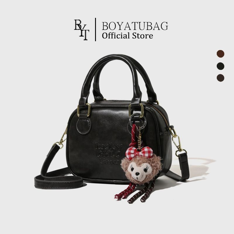 Bowling 2025 New Women's Commuter Pillow Single Shoulder Boston Handbag Crossbody Bag