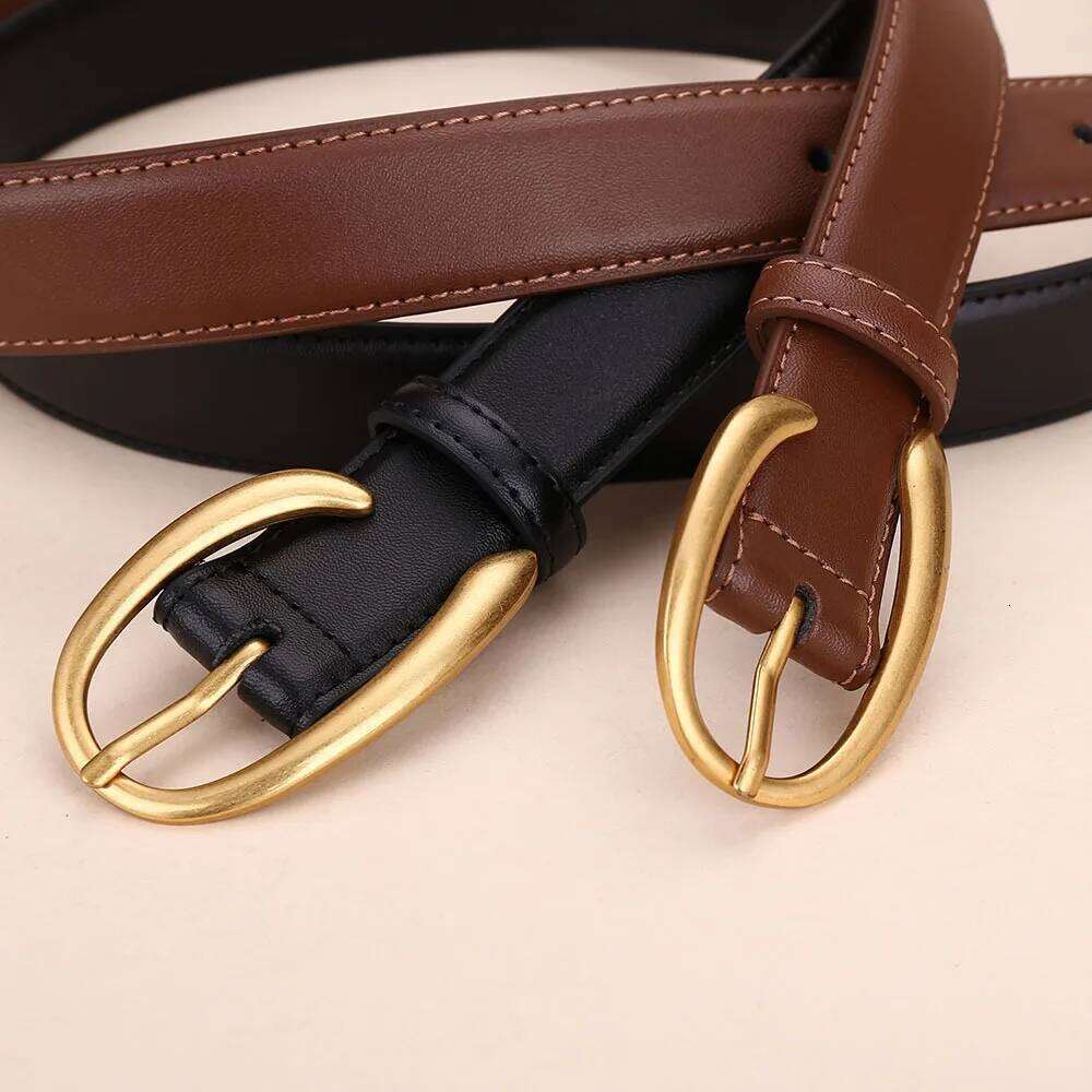 Letter Belt For Women; Women's Jeans Korean Style Belt; Fashionable And Versatile Decoration; High-End Belt. Chunjinqiuli