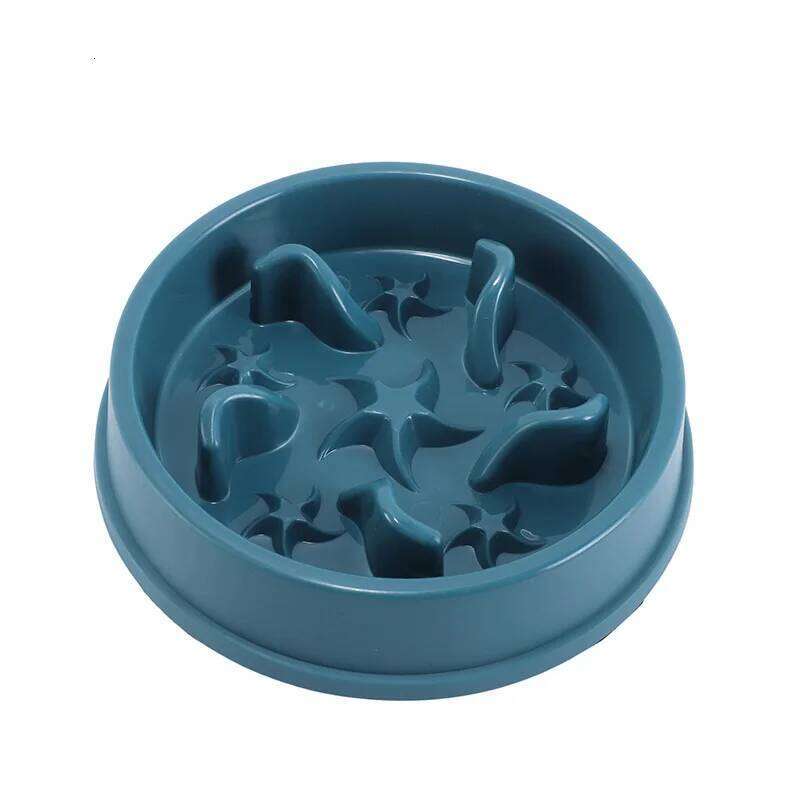 Slow Feeder Bowl for Small Dogs Cats Anti-Slip Anti-Tip Food Dish Prevent Choking Pet Feeding Supplies 26W0330