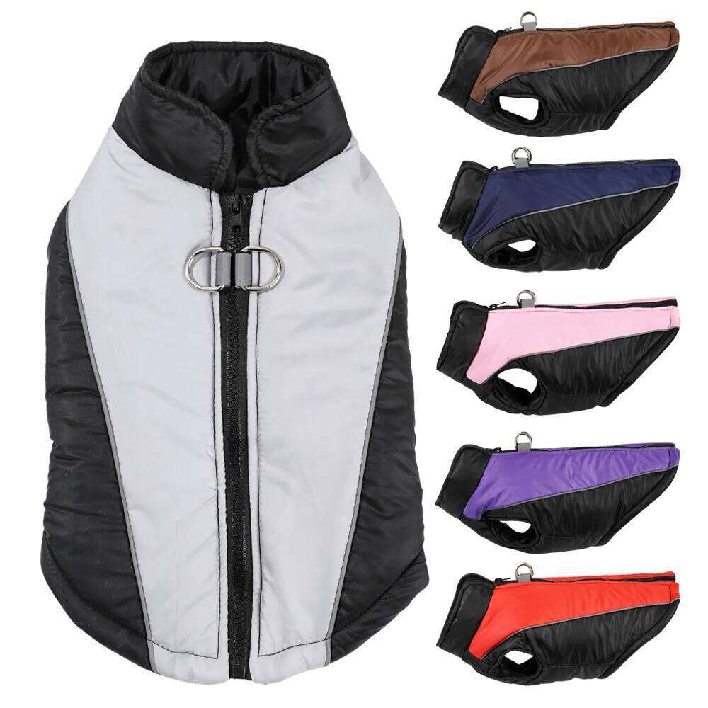 Warm Fleece Pet Dog Coat For Small Dogs Cats Autumn Winter Windproof Reflective Puppy Cat Costumes Chihuahua French Pug Outfits