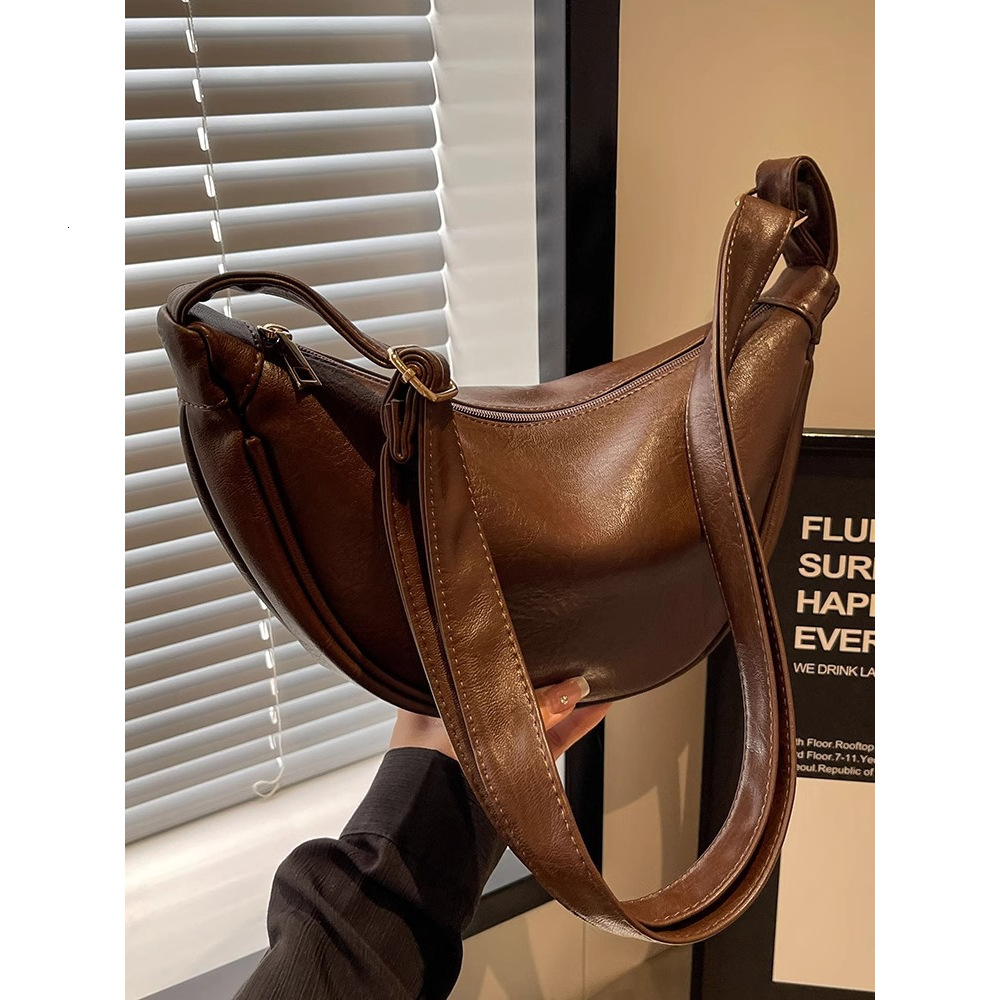 Autumn Winter Melad Retro Dumpling for Women 2025 Hot Trend Niche Fashion Versatile High-end Commuter Crossbody Bag