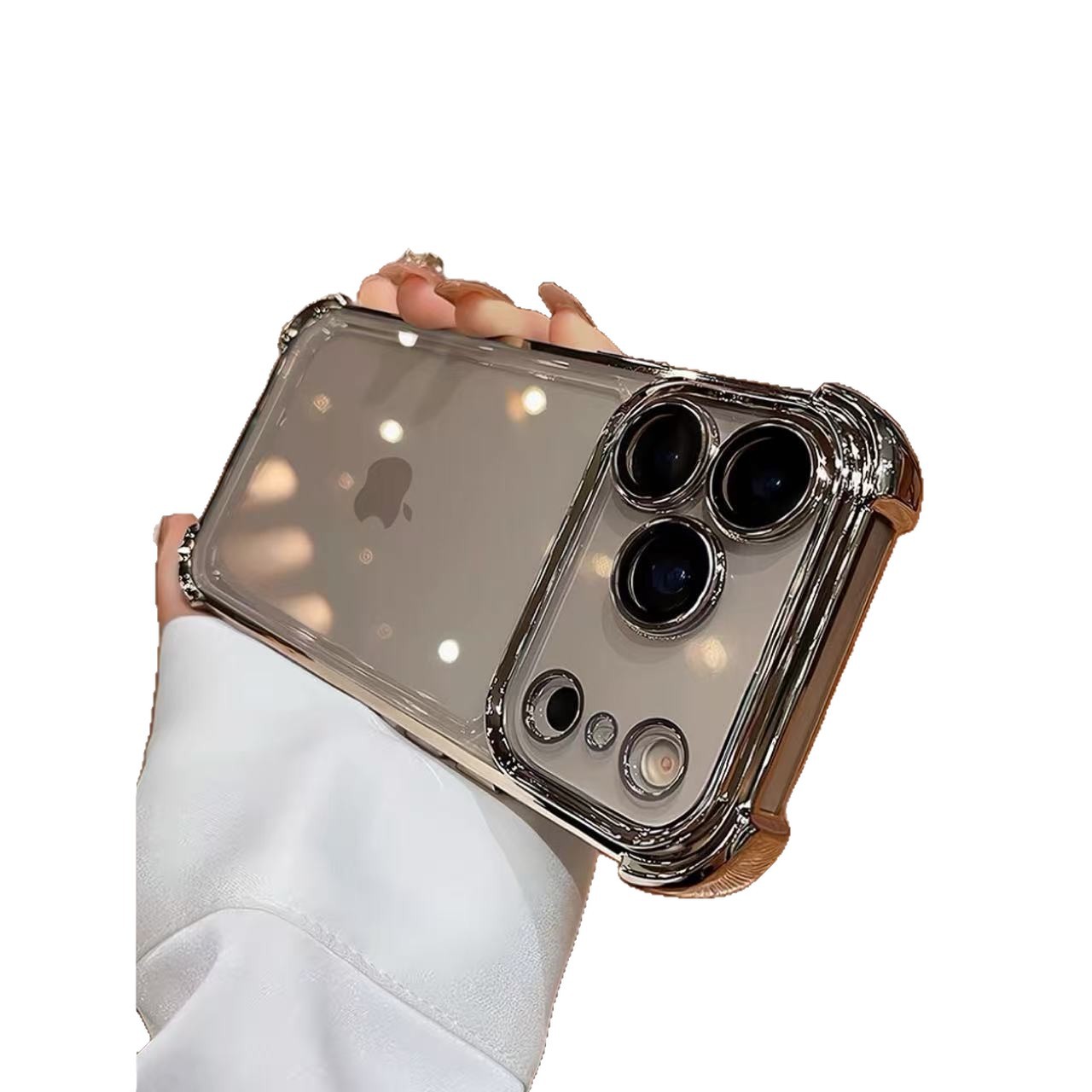 Super Anti-Drop Transparent Airbag Case for iPhone 17, Full Lens Protection