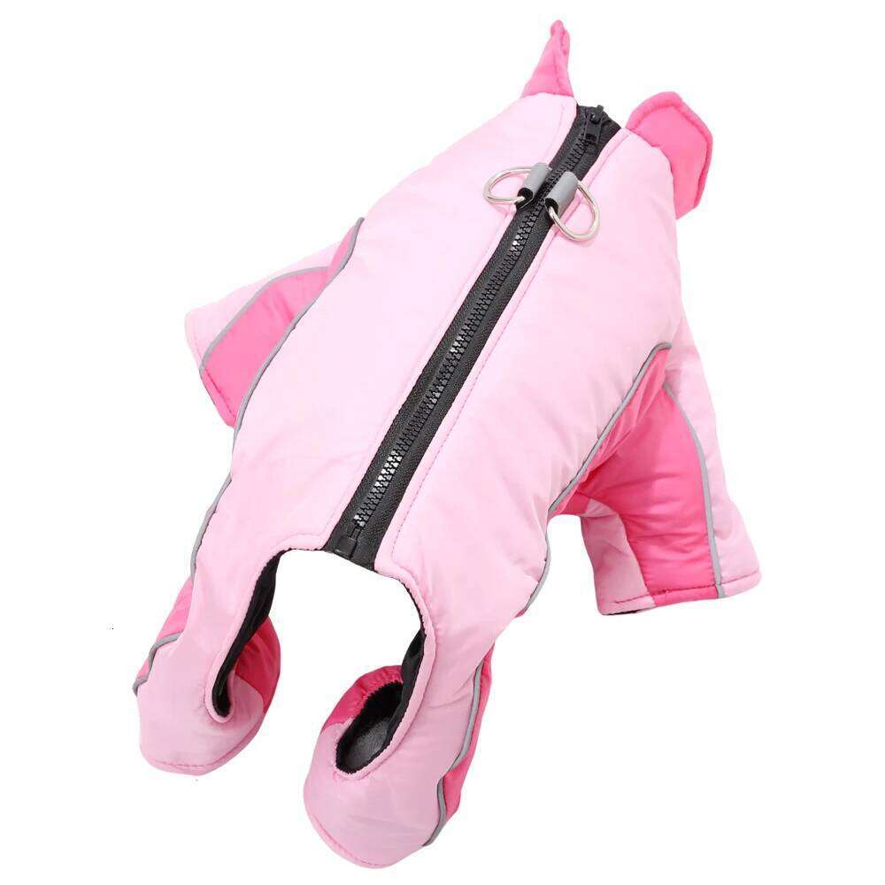 Dog Hiking Jackets Jumpsuit Winter Warm Pet Overall Camping Windproof Clothing for Small Medium Dogs Cats with D-ring Schnauzer
