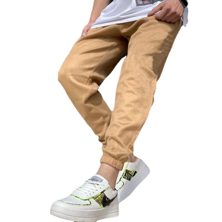 Cross-border foreign trade men's casual pants, slim-fit baggy pants, 2021 spring and autumn casual pants, men's sports pants, stretchy and c