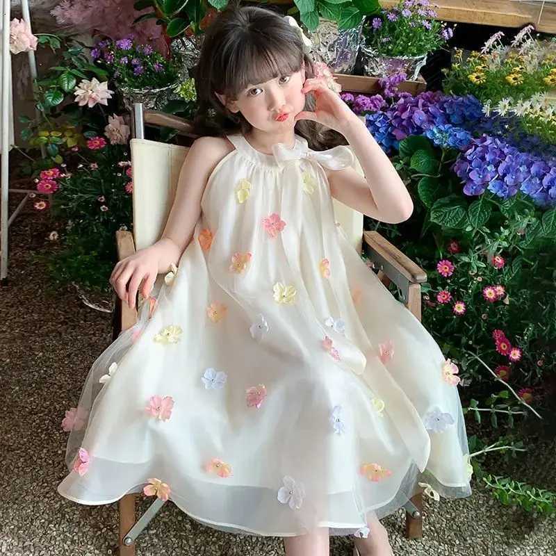 Summer Mesh Vest Dress for Kids Princess Girl Dresses Korean Reviews Many Girls Clothes From 5 6 Years Womens 11 12 Old 8 10 14T260330