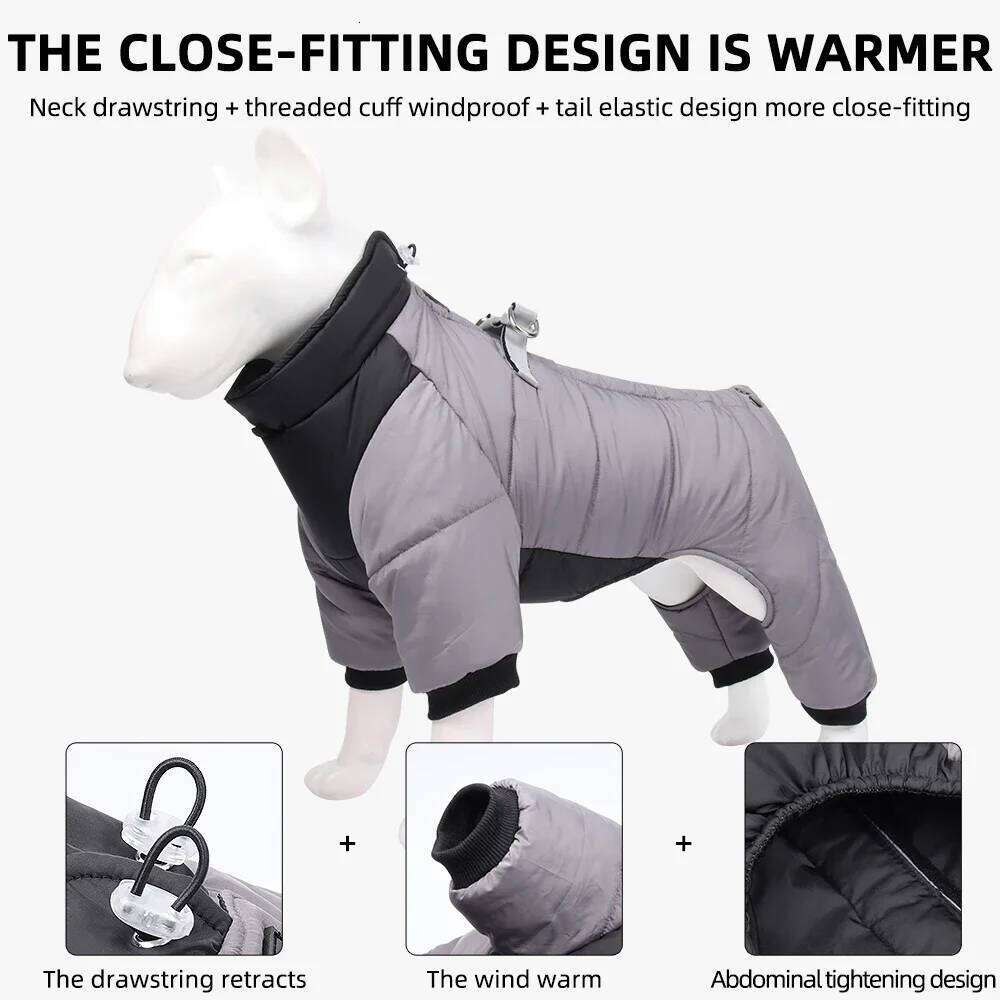 Chinese Embroidery Down Jacket Winter Warm Dog Clothes For Small Dogs Puppy Coat Waterproof Pet Vest French Bulldog Costumes Chihuahua Jumpsuit