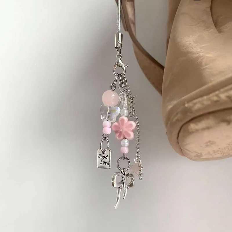 Y2K Delicate Bow Star Heart Keychain Bag Charm Creative Ins Camera Phone Lanyard Bag Decoration Kpop Accessories Gift Z260330