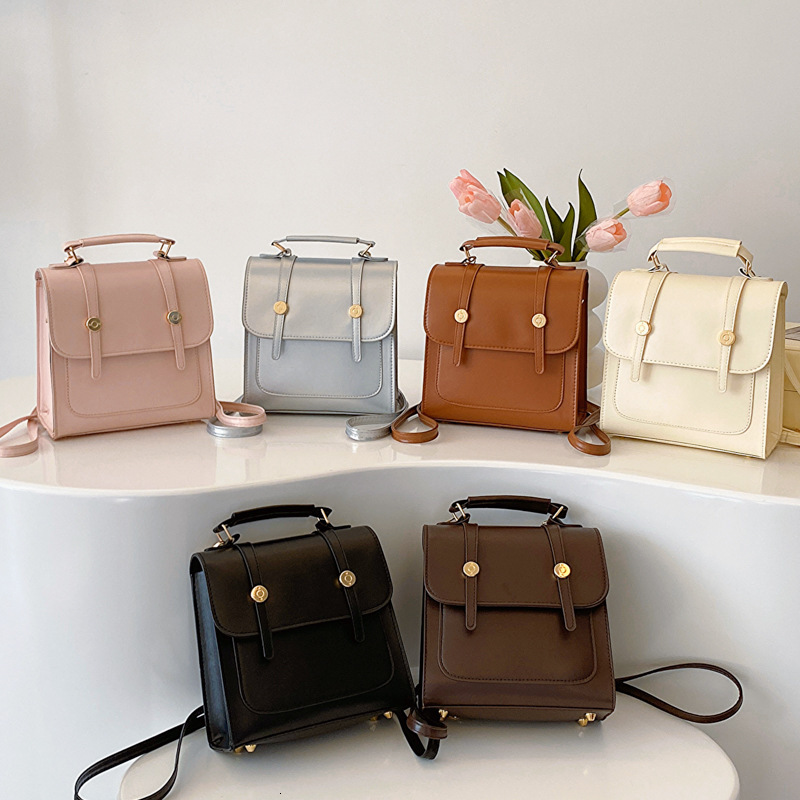 Free Shipping High ValueLarge-capacity, fashionable, college-style, simple elegant 2025 autumn new trendy casual women's shoulder and backpack