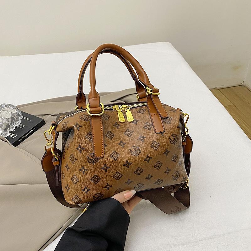 Elegant Women's Bag 2026 New Style Printed Design Versatile Tote Bag Large Capacity Handbag Chic Shoulder Bag Crossbody Bag