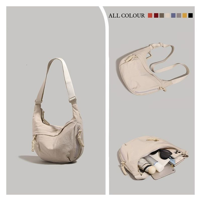 Crossbody Dumpling Women's 2025 New Versatile Casual Shoulder Large Capacity Sports Lightweight Small Bag