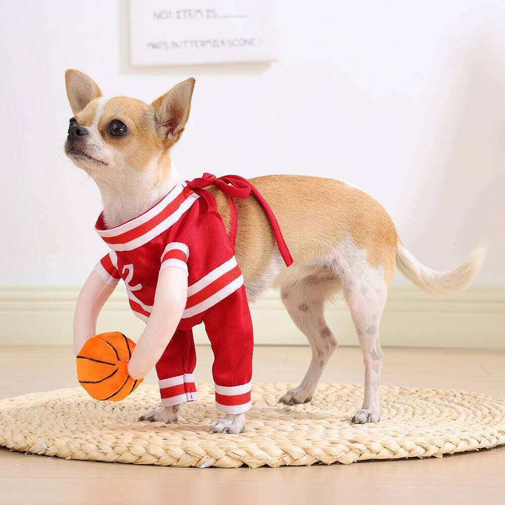 Cute Cat Basketball Player Cosplay Costume For Small Medium Cats Dogs Funny Dress Up Gift Kitten Clothing Sphynx Pug Pet Jacket