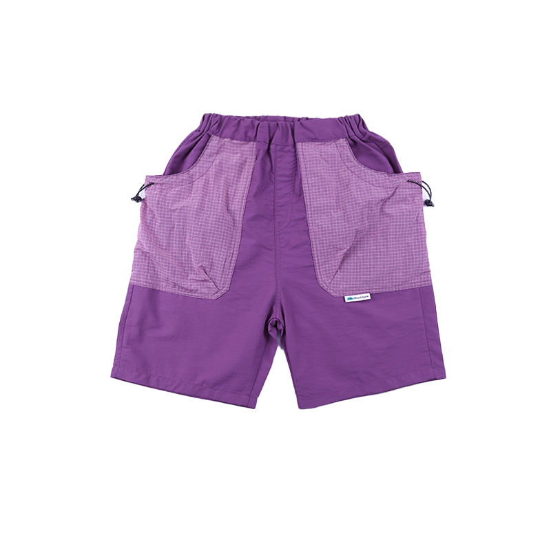 Shorts Kids Mountain Style Color Block Pocket Quick Dry Shorts Casual Elastic Waist Cargo Shorts 26DX3209