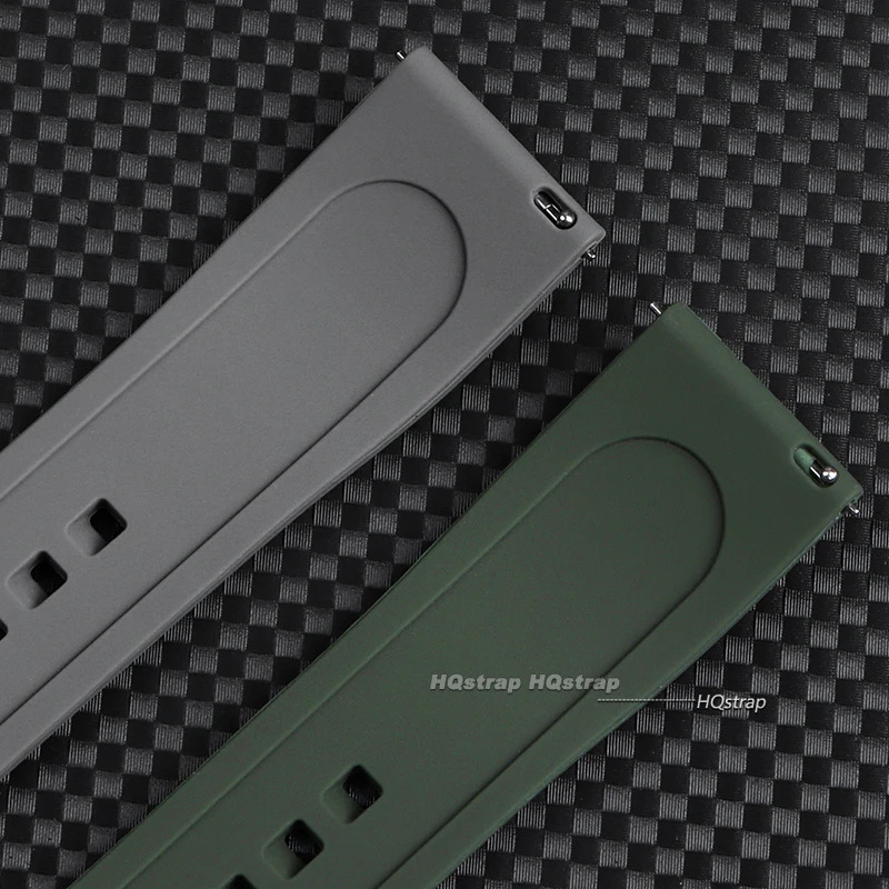 Quick Release Silicone Rubber Watch Strap Soft Sports Watchband Black Green Orange Blue Wristband Bracelets 20mm 22mm Band 260318