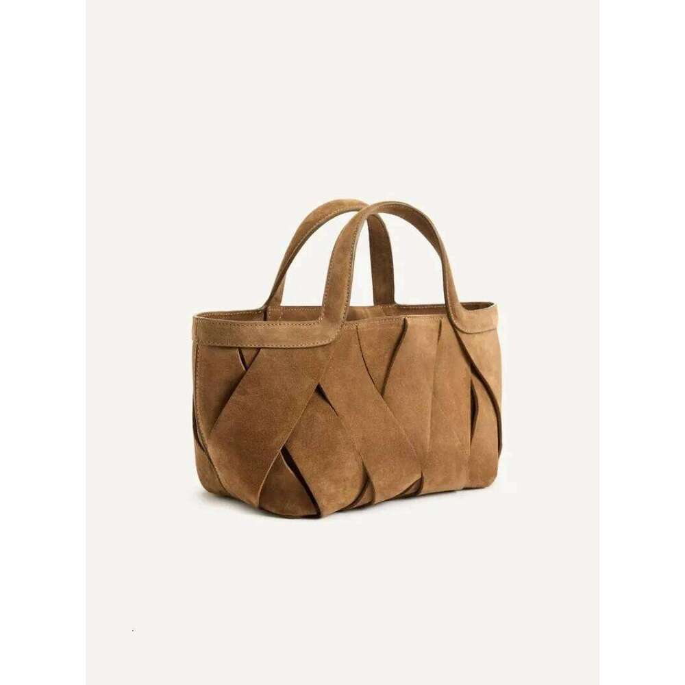 Luxury Faux Suede Weave Solid Shoulder Bags High Quality Simple Versatile Fashion New Style Handbags For Women Hot TIANOUDAISHU