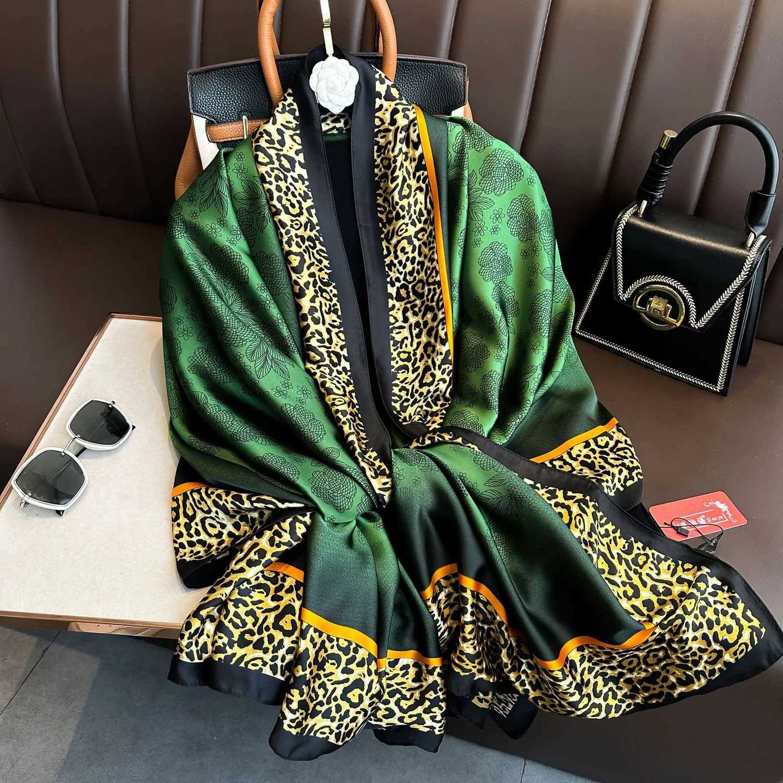Luxury Brand Silk Scarves Wen Fashion Print 180X90CM Long Scarf Popar Silk scarf Lady Sunscreen Beach Quality Shawl X260328